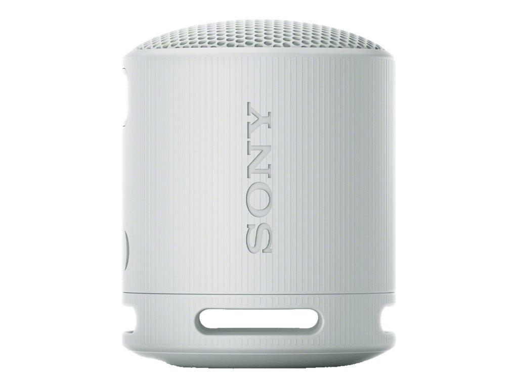 Sony SRS-XB100 - Wireless Bluetooth Portable Speaker, Durable IP67 Waterproof & Dustproof, 16 Hour Battery, Eco, Outdoor and Travel in Light Grey