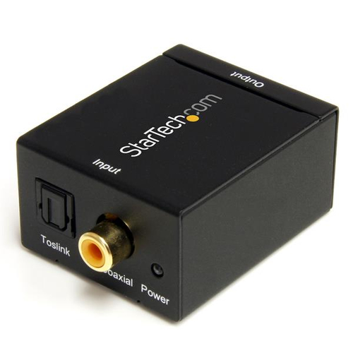 SPDIF DIGITAL COAX OR TOSLINK STEREO RCA AUDIO CONVERTER