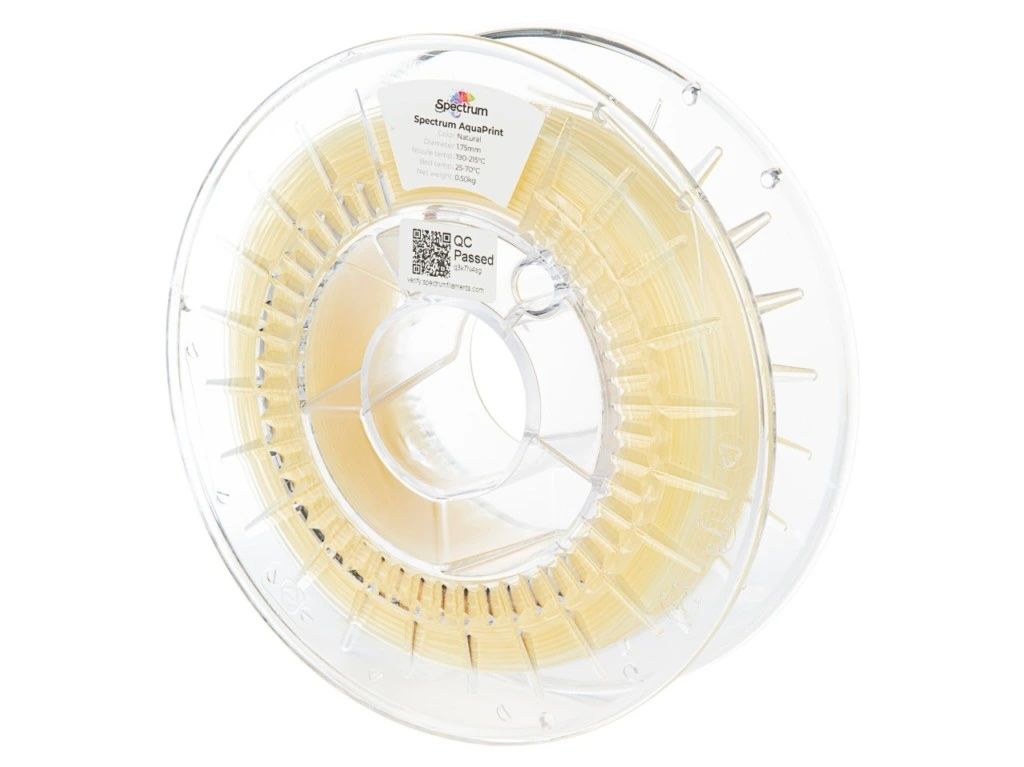 Spectrum 3D Filament  AquaPrint  175mm  Natural  05kg