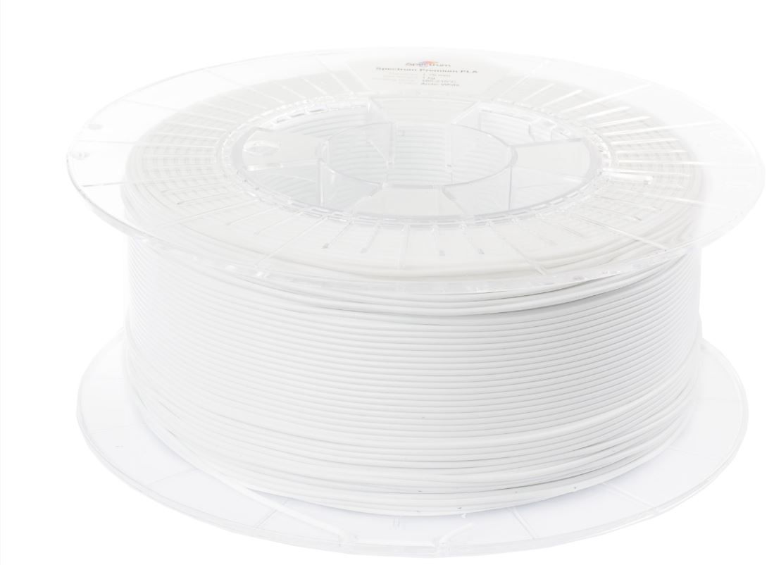 Spectrum 3D Filament  PLA Premium  175mm  Arctic White  Weiß  1kg