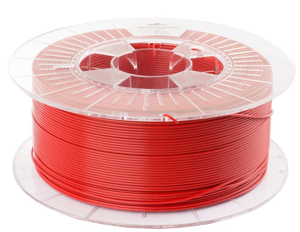 Spectrum 3D Filament  PLA Premium  175mm  Bloody Red  Rot  1kg