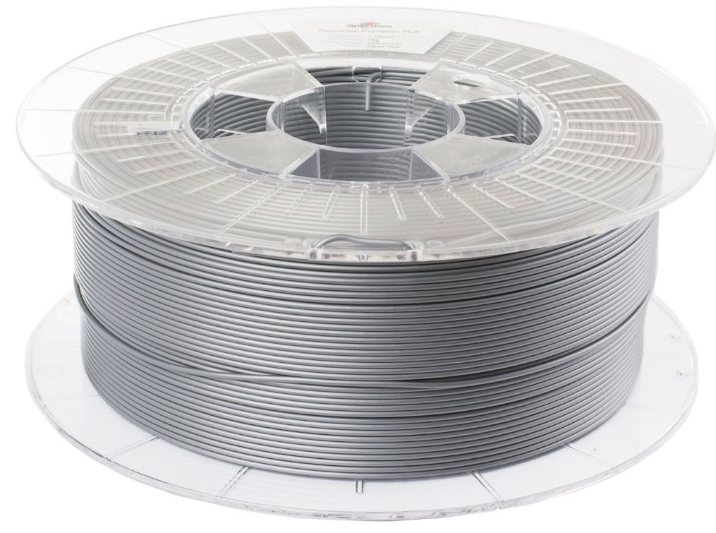 Spectrum 3D Filament  PLA Premium  175mm  Silver Star  Silber  1kg