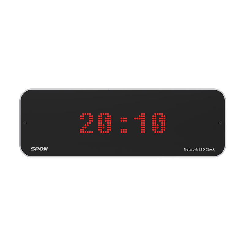 SPON network IP clock with I/O ports and optional SIP two-way communication