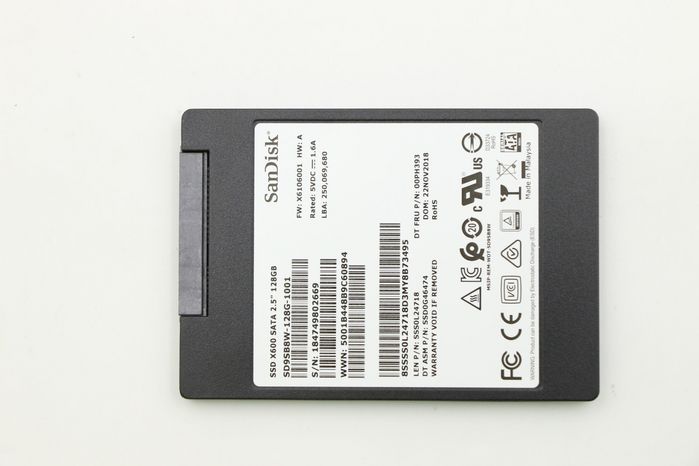 Lenovo SSD ASM 128GB 2.5 7mm SATA6G