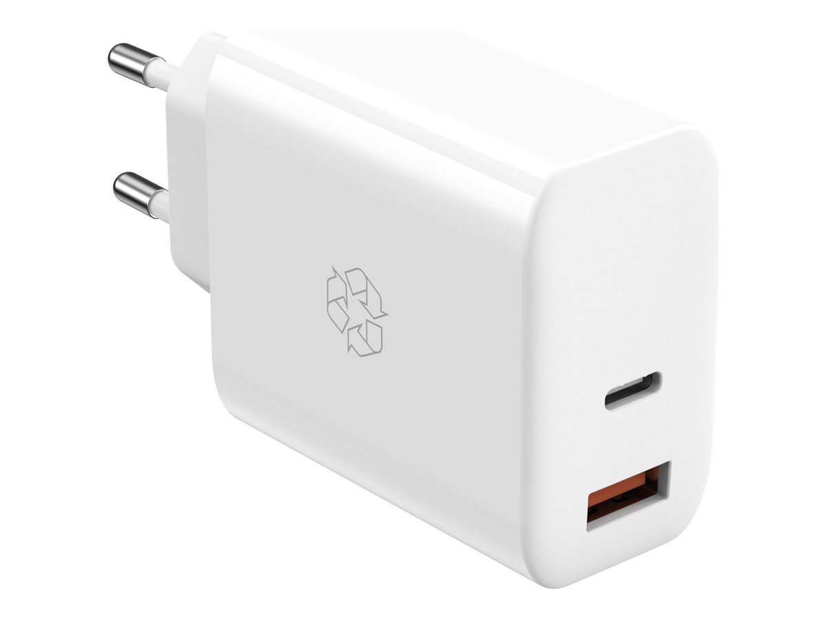 ËSSENTIALS by UPSTRÖM Charger 65W Dual USB-A USB-C GaN White