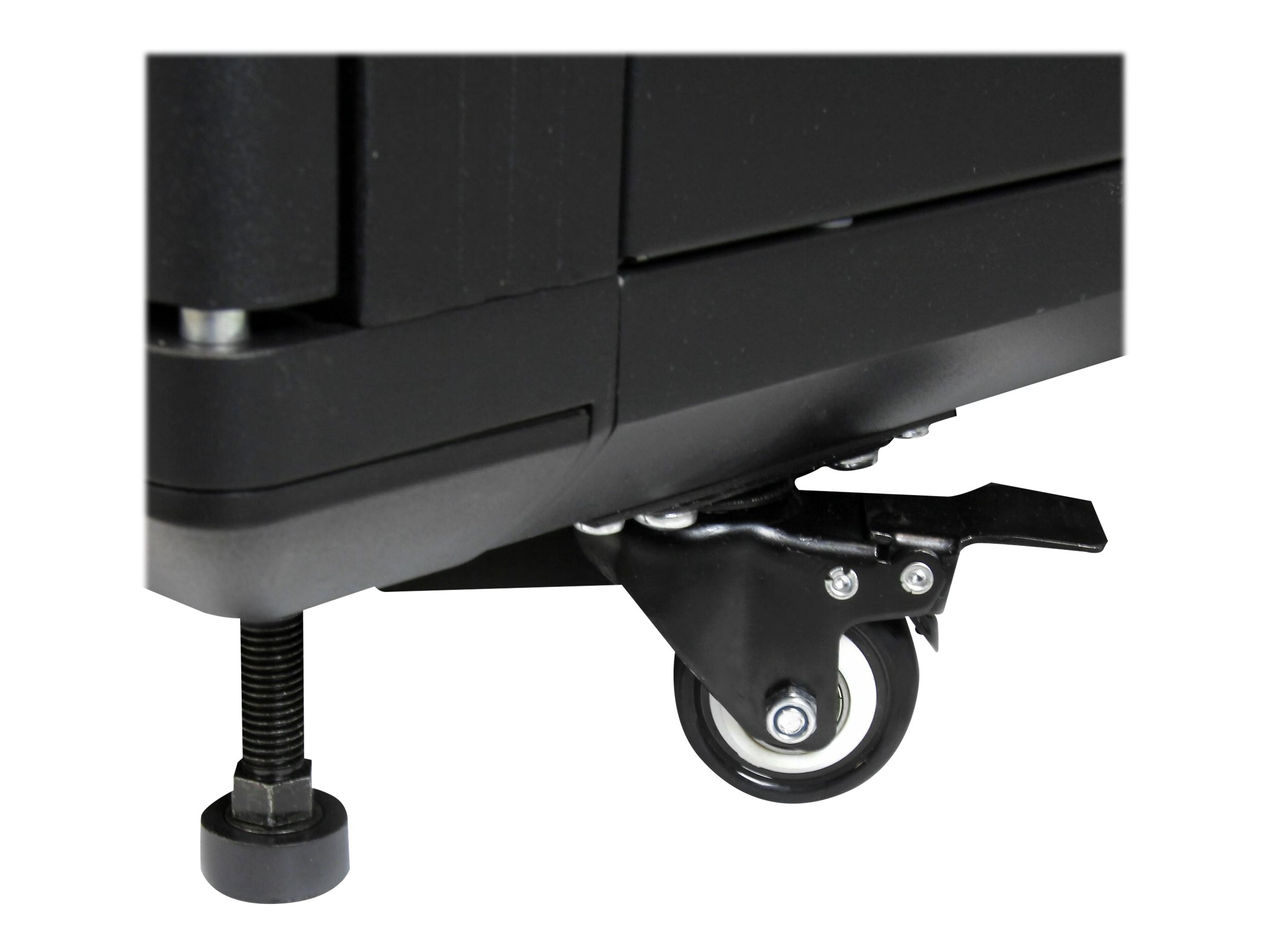 StarTech.com 4-Post 12U Server Rack Cabinet, Lockable 19" Data Rack Cabinet for Computer / AV / IT Equipment, Office / Home Network Rack with Casters & Adjustable Mounting Rails