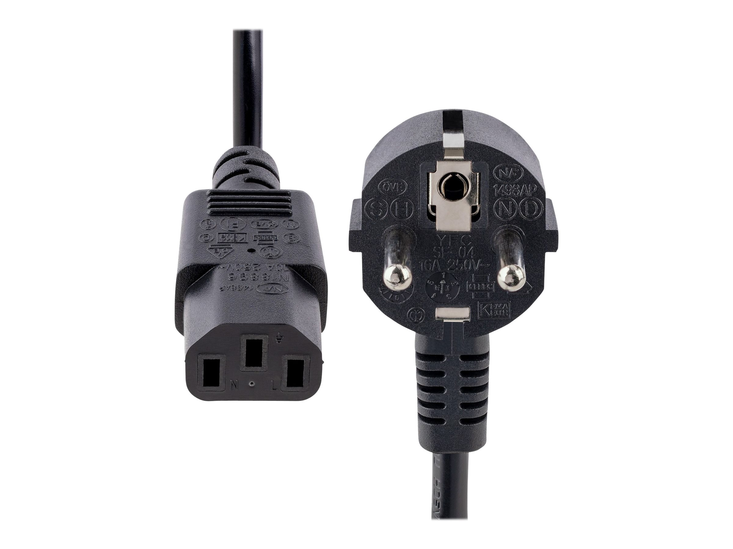 1m Power Cord EU Schuko to C13 Cable