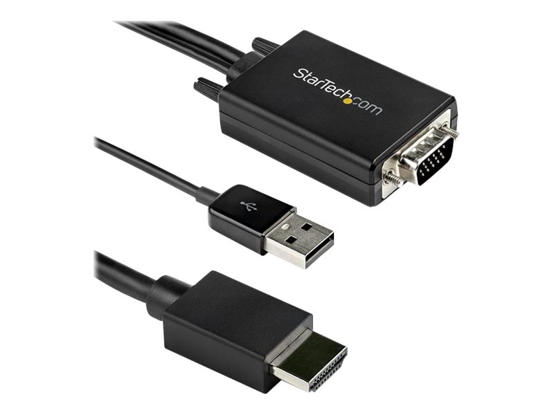 Adapter - VGA to HDMI - 2 m 6.6 ft.