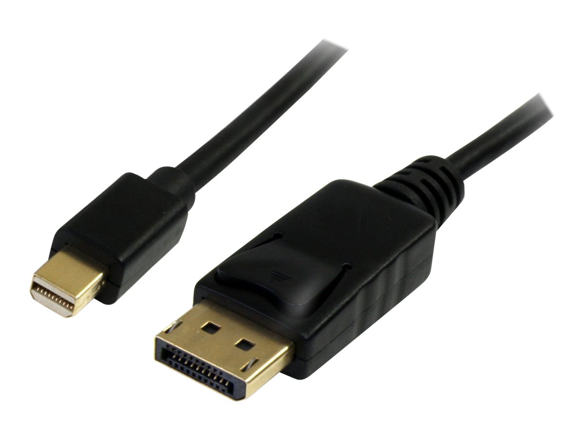 StarTech.com 2m (6ft) Mini DisplayPort to DisplayPort 1.2 Cable - 4K x 2K UHD Mini DisplayPort to DisplayPort Adapter Cable - Mini DP to DP Cable for Monitor - mDP to DP Converter Cord