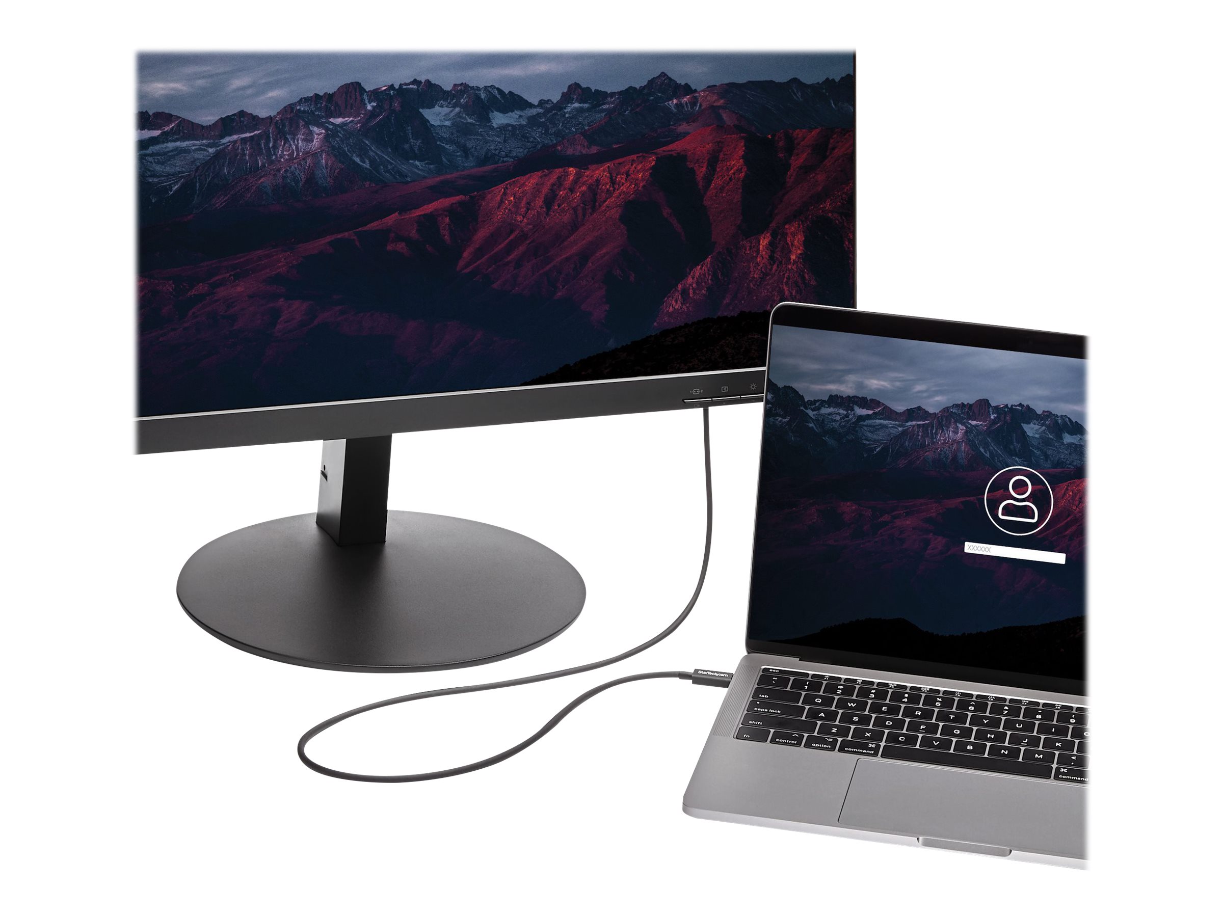 StarTech.com 2m Thunderbolt 3 (20Gbps) USB-C Cable - Thunderbolt, USB, and DisplayPort Compatible