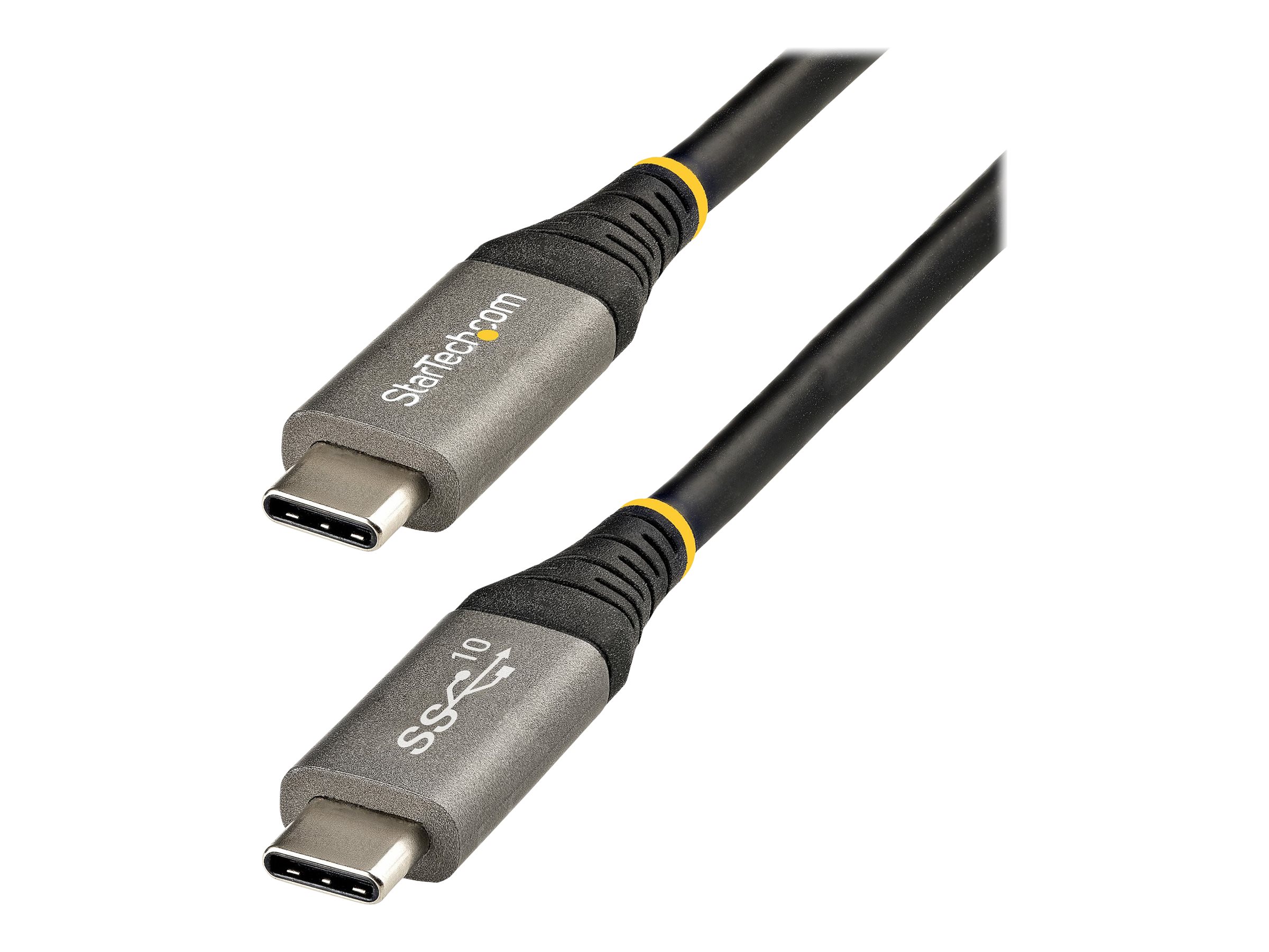 StarTech.com 6ft (2m) USB C Cable 5Gbps - High Quality USB-C Cable - USB 3.0 (5Gbps) Type-C Cable - 100W (5A) Power Delivery Charging, DP Alt Mode - USB C to C Cord - Charge & Sync