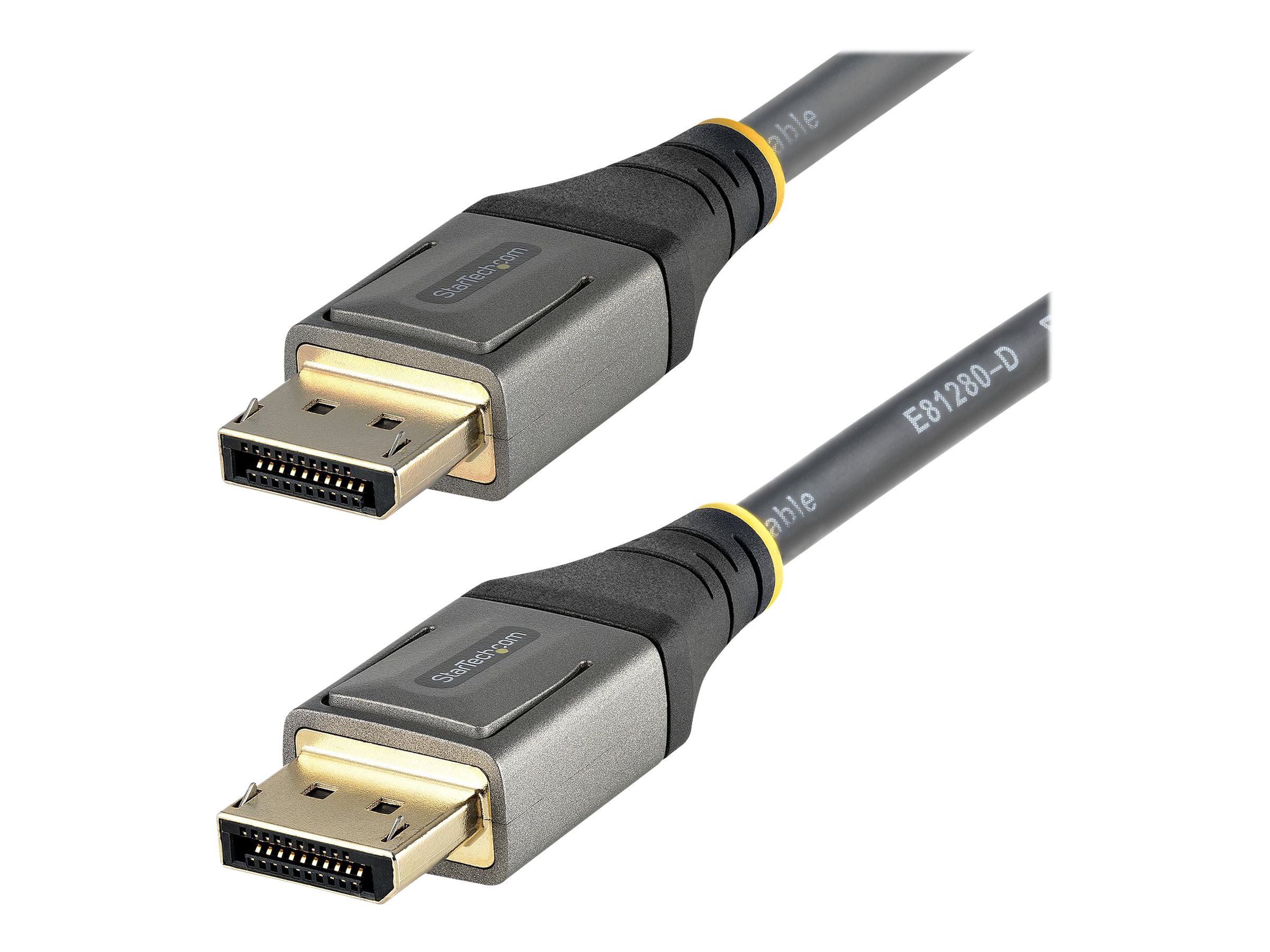 StarTech.com 6ft (2m) VESA Certified DisplayPort 1.4 Cable - 8K 60Hz HDR10 - Ultra HD 4K 120Hz Video - DP 1.4 Cable / Cord - For Monitors/Displays - DisplayPort to DisplayPort Cable - M/M