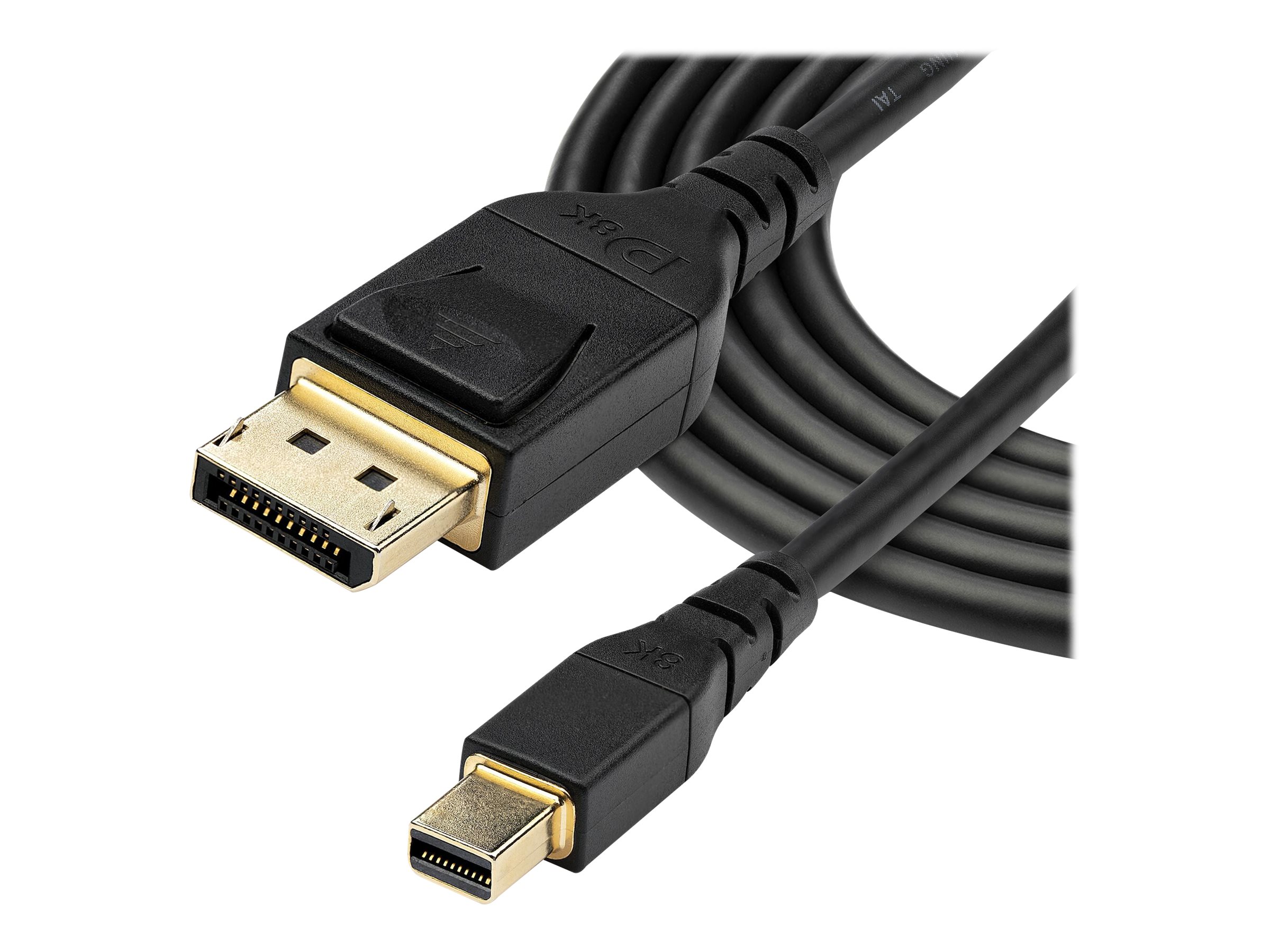 3ft 8K Mini DP to DisplayPort 1.4 Cable