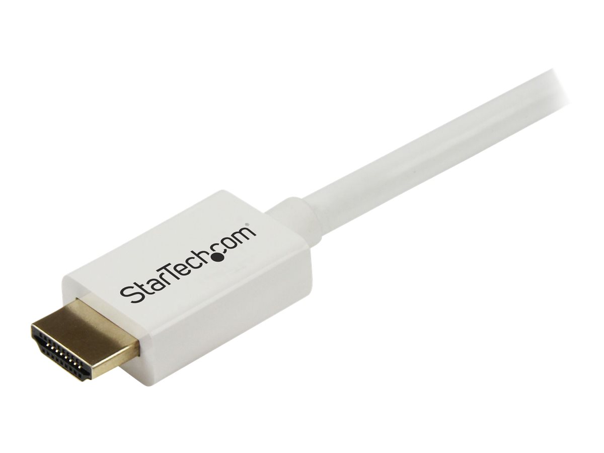 10 ft White CL3 In-wall HDMI Cable - M/M