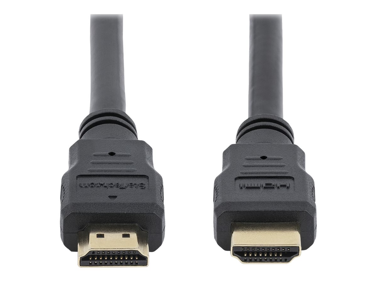 StarTech.com 3m (10ft) HDMI Cable - 4K High Speed HDMI Cable with Ethernet - UHD 4K 30Hz Video - HDMI 1.4 Cable - Ultra HD HDMI Monitors, Projectors, TVs & Displays - Black HDMI Cord - M/M
