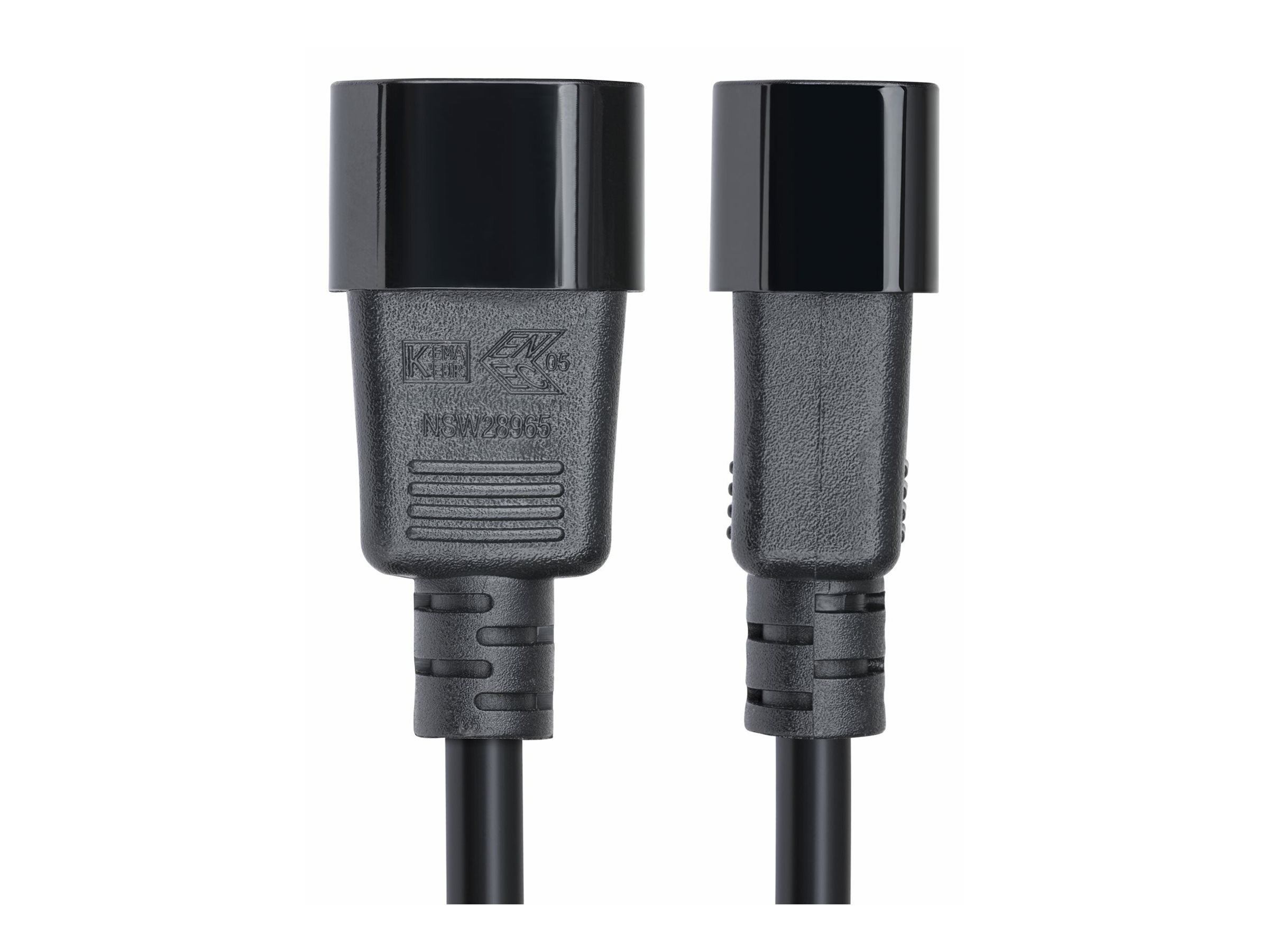 StarTech.com 4.5m Power Extension Cord, C14 to C13, 15A 250V, KEMA-KEUR Forlængerkabel til strøm 4.6m Sort
