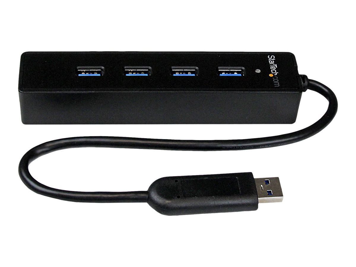 4 Port SuperSpeed Portable USB 3.0 Hub