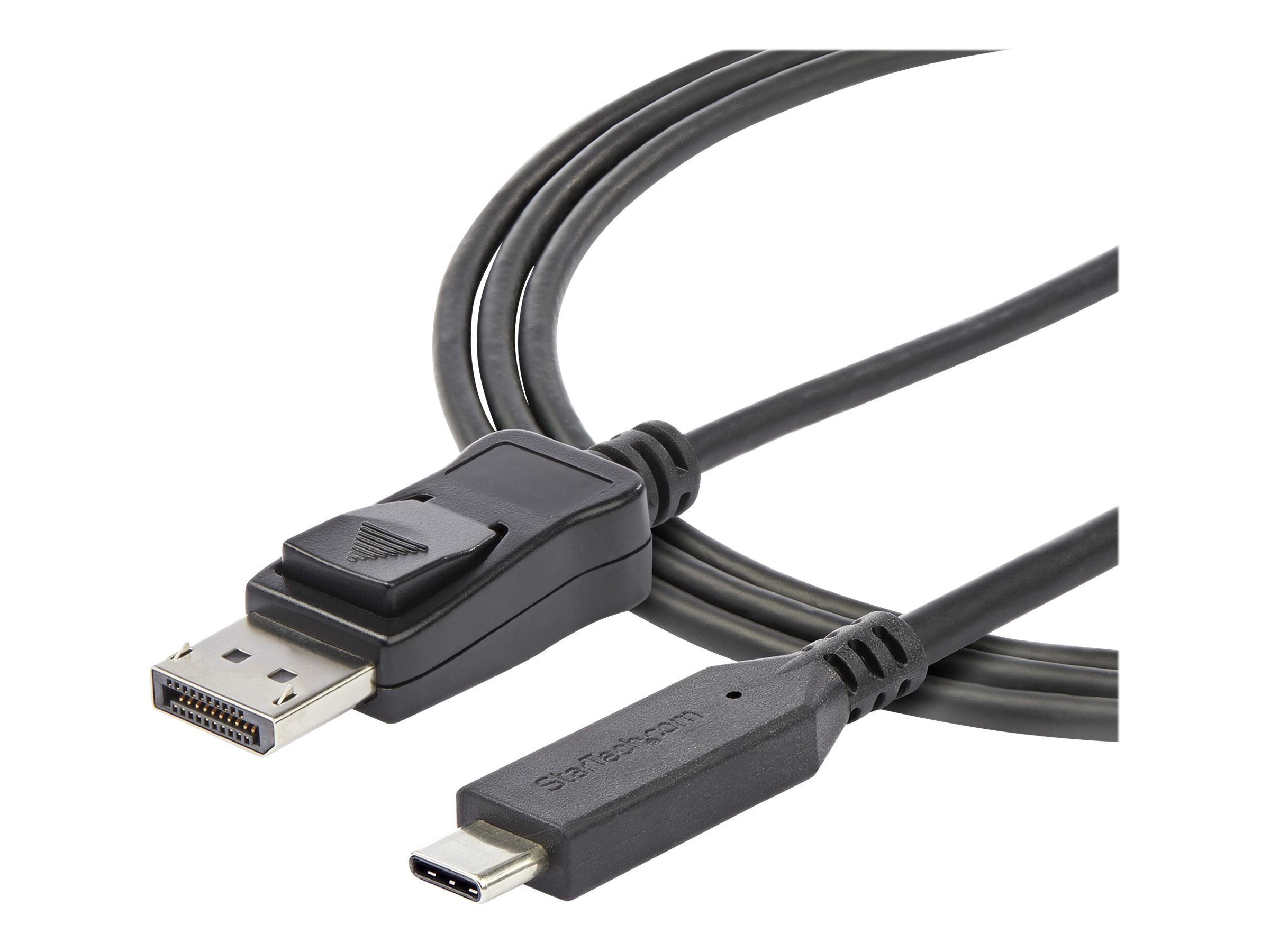 StarTech.com 6ft/1.8m USB C to DisplayPort 1.4 Cable - 4K/5K/8K USB Type-C to DP 1.4 Alt Mode Video Adapter Converter - HBR3/HDR/DSC - 8K 60Hz DP Monitor Cable for USB-C/Thunderbolt 3