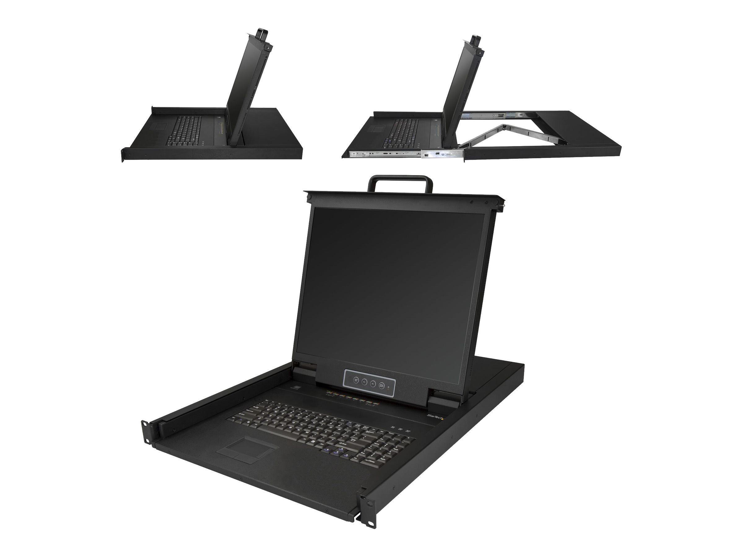 KVM Console 1U Rackmount/8PorVGA LCD/19"