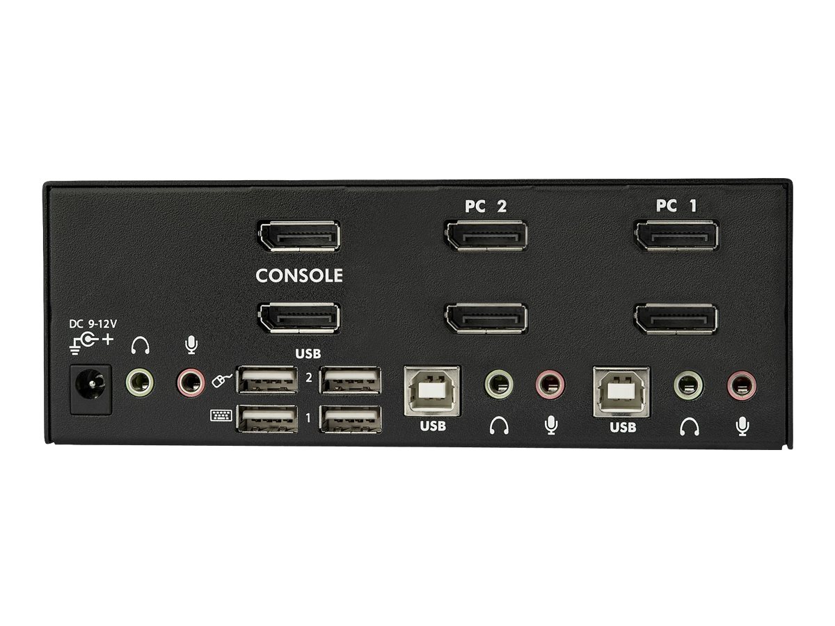 StarTech.com 2-Port DisplayPort Dual-Monitor KVM Switch - 4K 60Hz