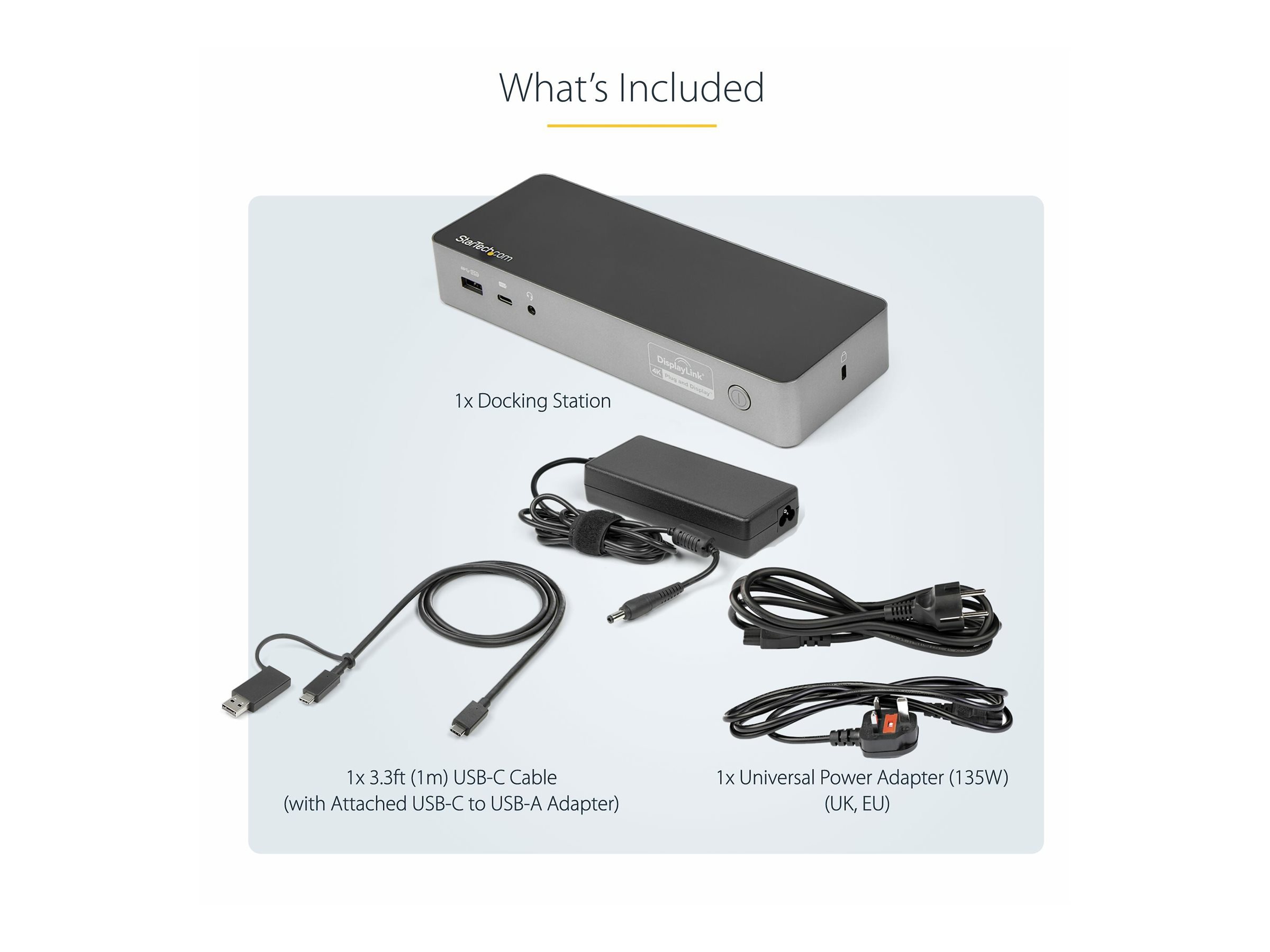 Dock USB-C USB 3.0 - Dual 4K - 60W PD