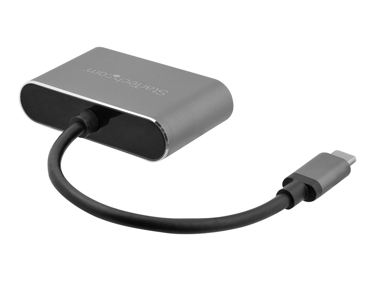 USB C to VGA and HDMI Adapter - Aluminum