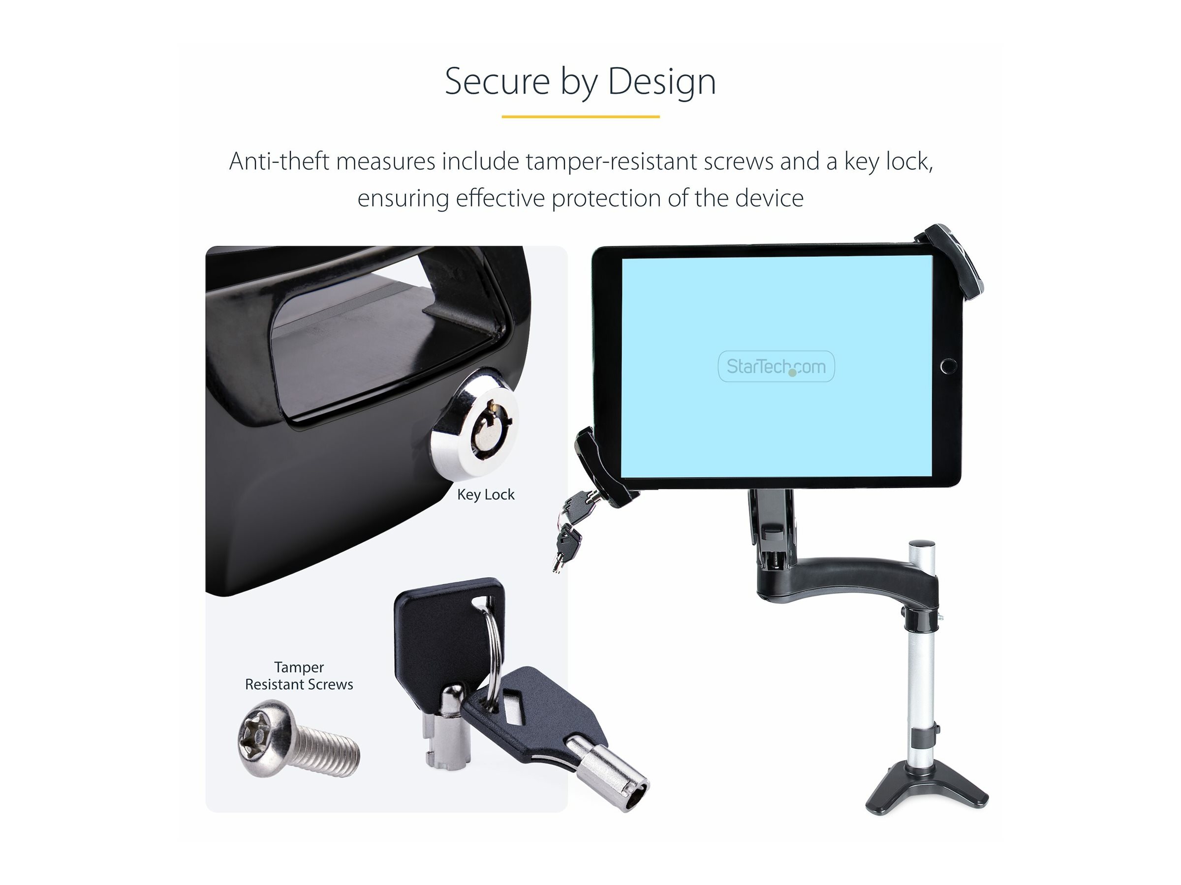 VESA Mount Adapter for Tablets Lockable