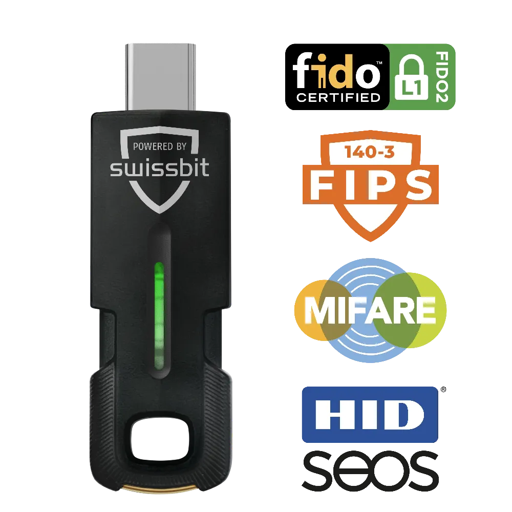 Swissbit iShield Key 2 Pro USB-C in Einzelverpackung