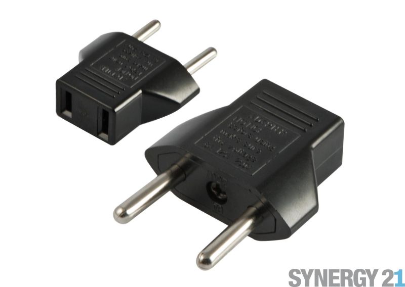 Synergy 21 S21-LED-000270 strømstik adapter Type D (UK) Sort