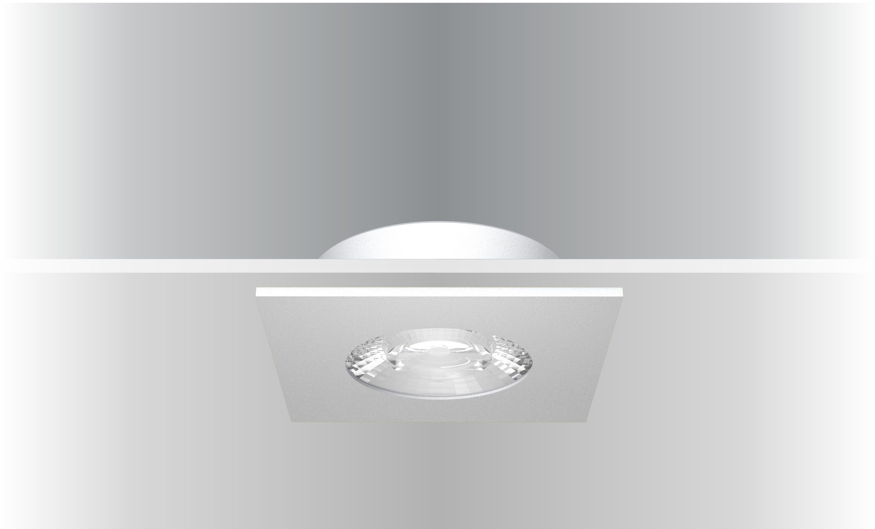 Synergy 21 LED Deckeneinbauspot Helios schwarz quadratisch neutralweiß