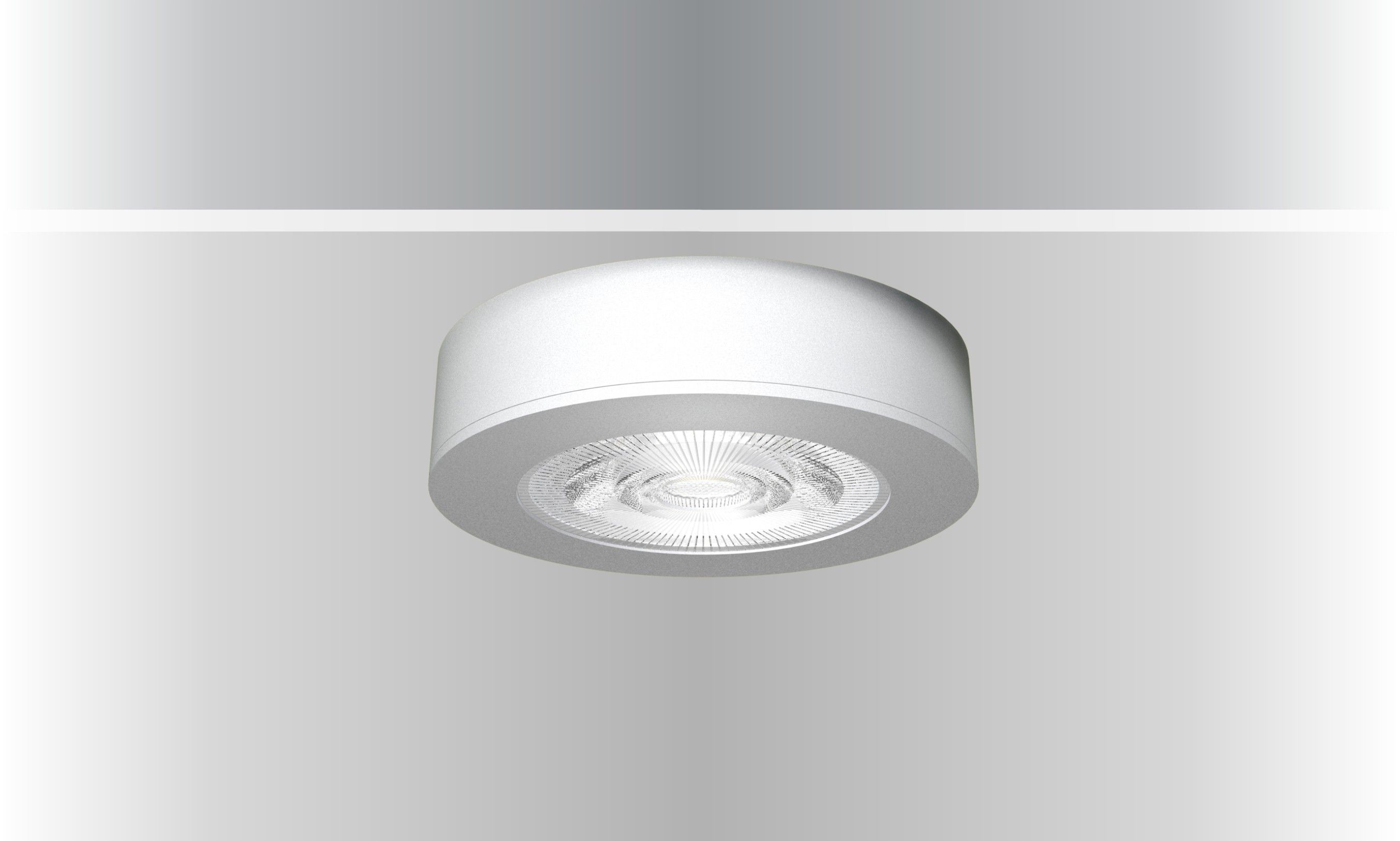 Synergy 21 LED Deckeneinbauspot Helios schwarz rund Aufputzrahmen