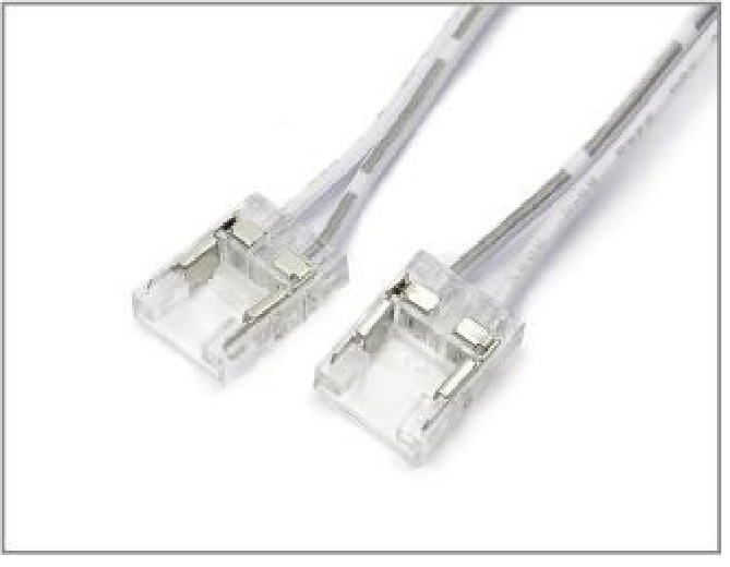Synergy 21 LED Flex Strip zub COB IP20 double Connector wire single color 10mm