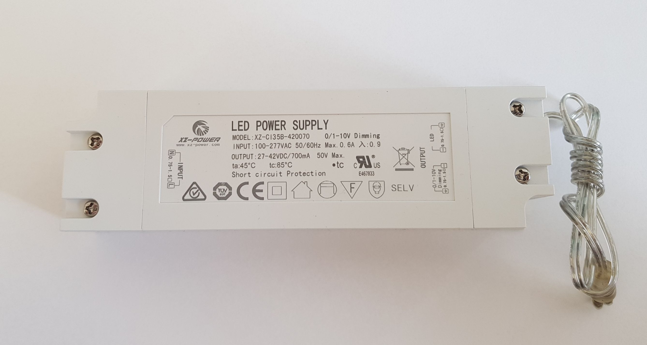 Synergy 21 LED light panel R400 zub Netzteil 010V Dimm