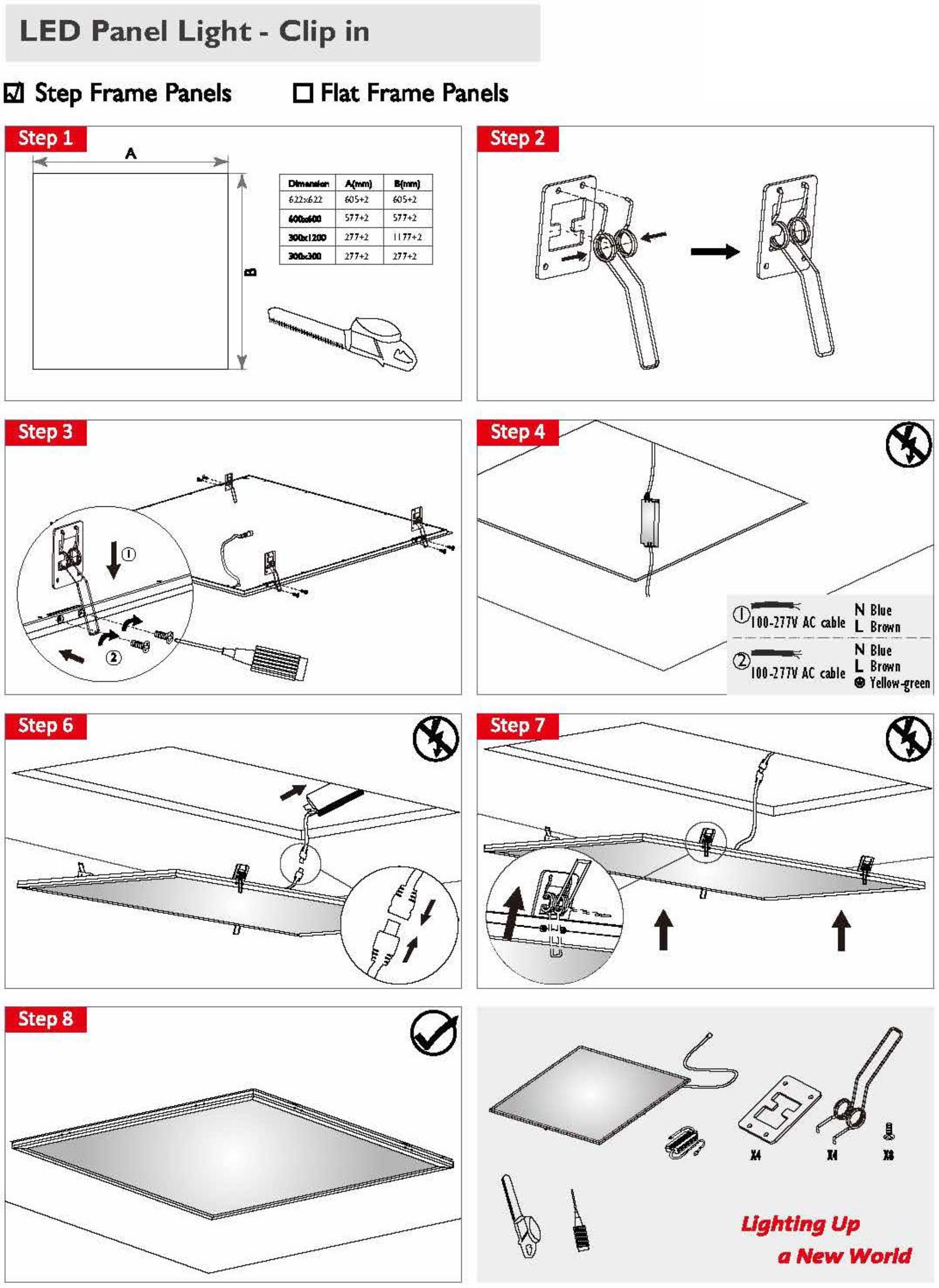 Synergy 21 LED light panel zub Montage Kit Clip für V3 PRO Panel