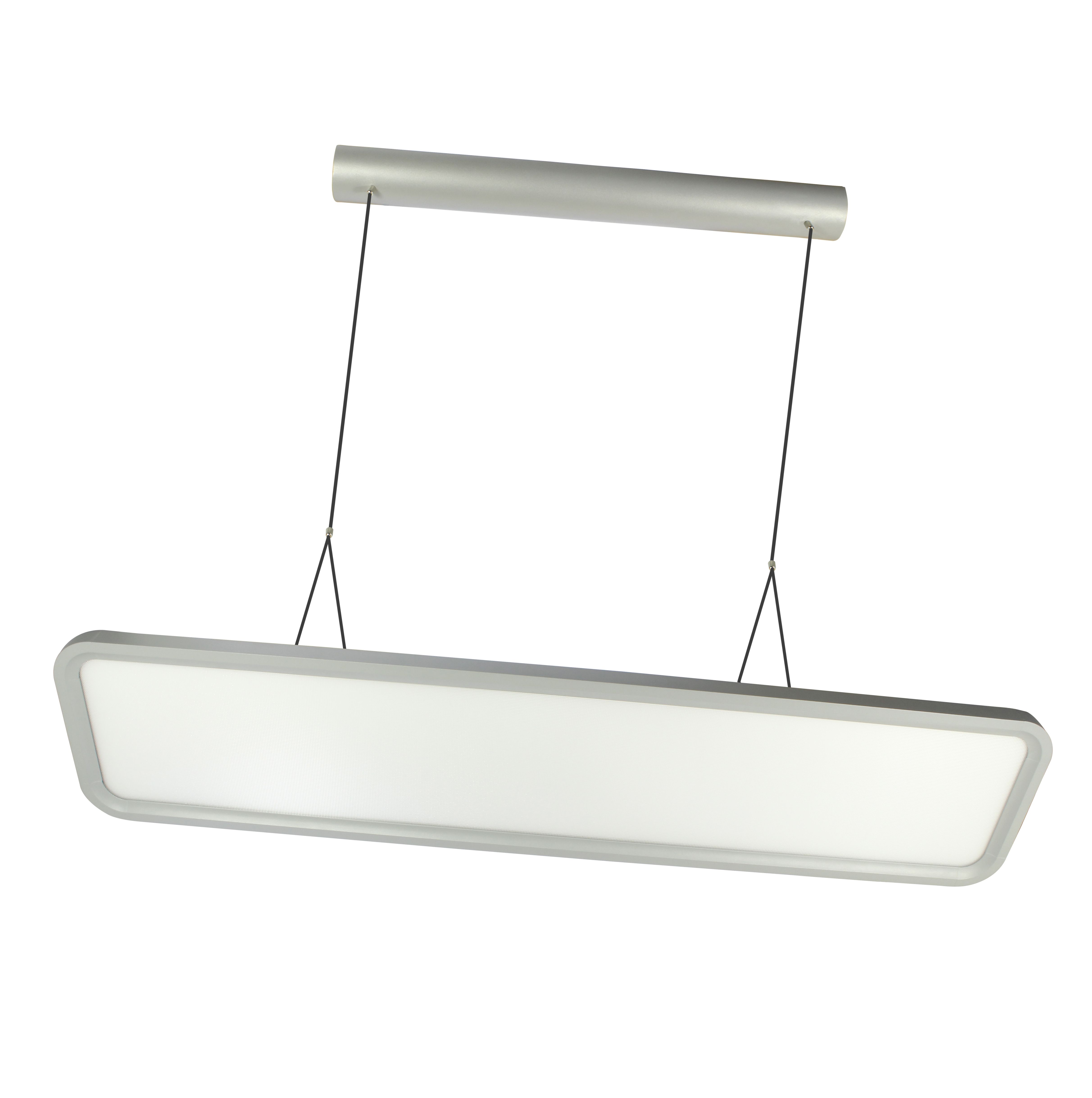 Synergy 21 LED office line Abhänge Panel grau dimmbar
