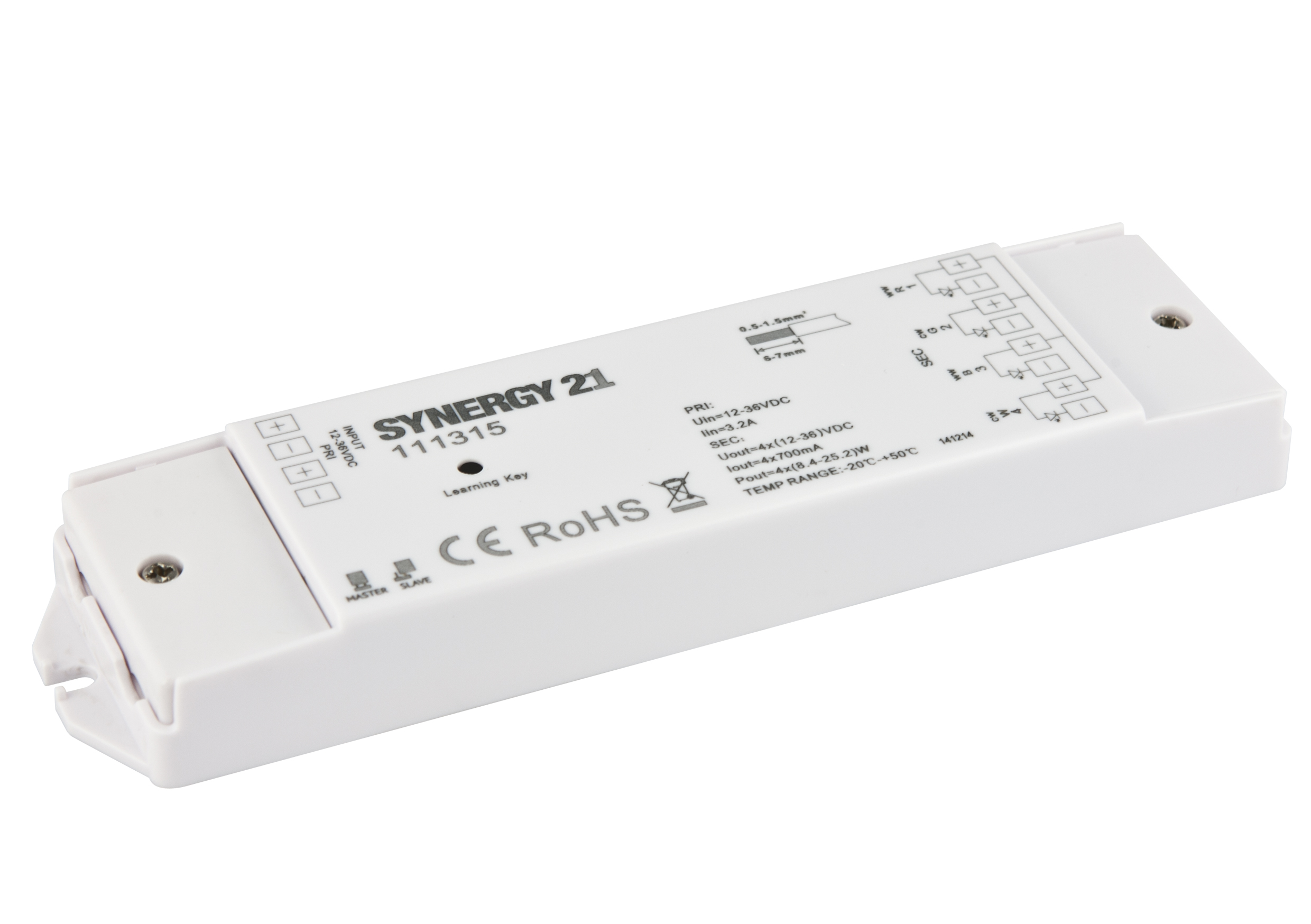 Synergy 21 S21-LED-SR000079 lysdæmper Ekstern Sort