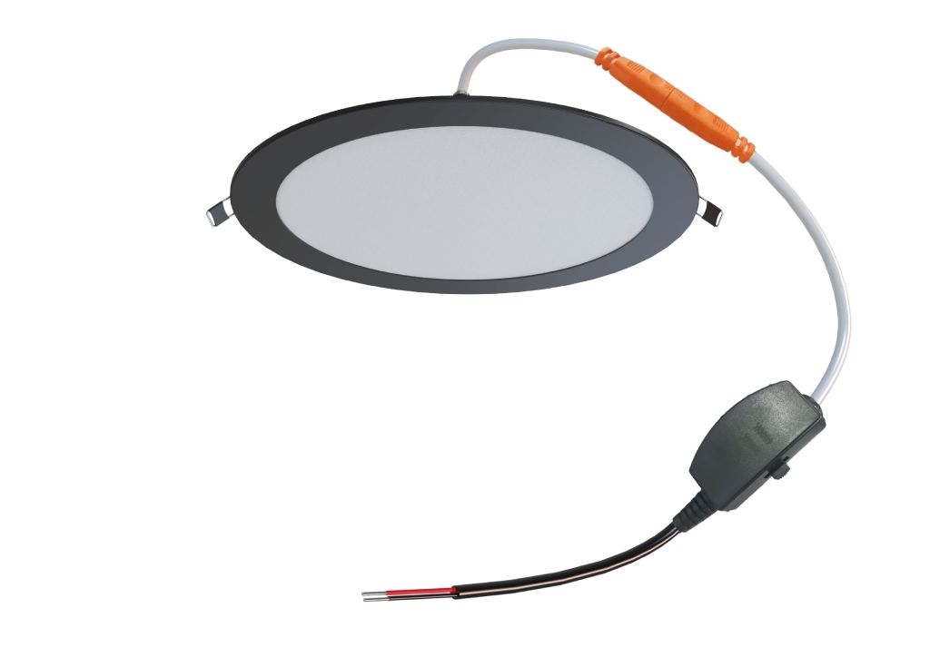 Synergy 21 LED Ultra Slim LED Panel Light V6 15W SWWWWNW 3CCT Schwarz