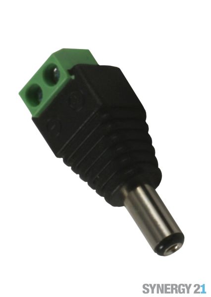 Synergy 21 S21-LED-000219 kabelsamler DC/2.1 x 5.5 mm Sort, Grøn