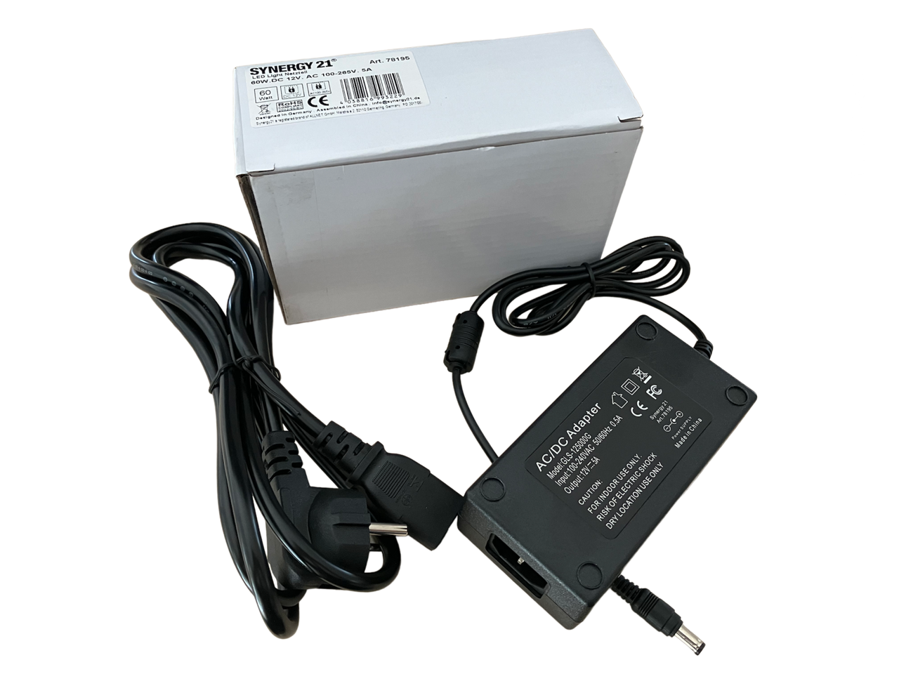 Synergy 21 S21-LED-NB00054 Strømforsyningsadapter 60W