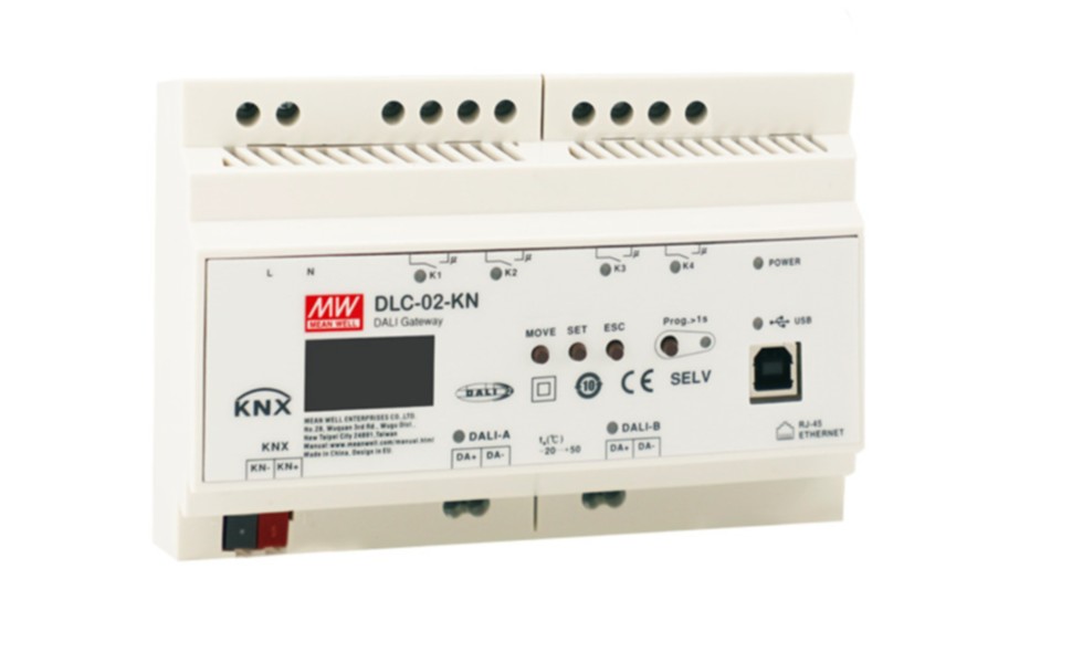 Synergy 21 Netzteil DALI Controller 2 Kanal KNXDALI Gateway Mean Well