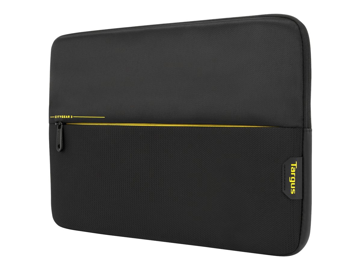 Targus CityGear 3 39.6 cm (15.6") Sleeve case Black, Yellow