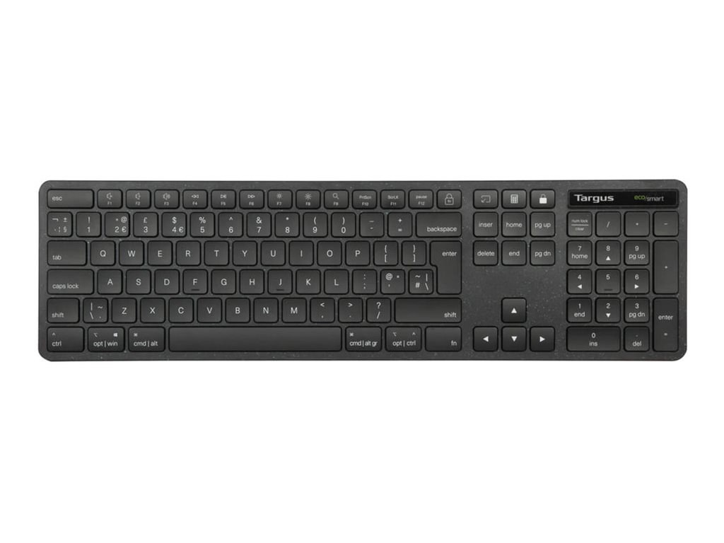 Targus EcoSmart AKB874NO keyboard Universal USB QWERTY Nordic Black