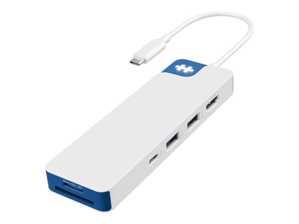 Hyper HyperDrive Flex 8 Port USB-C Hub - White/Blue