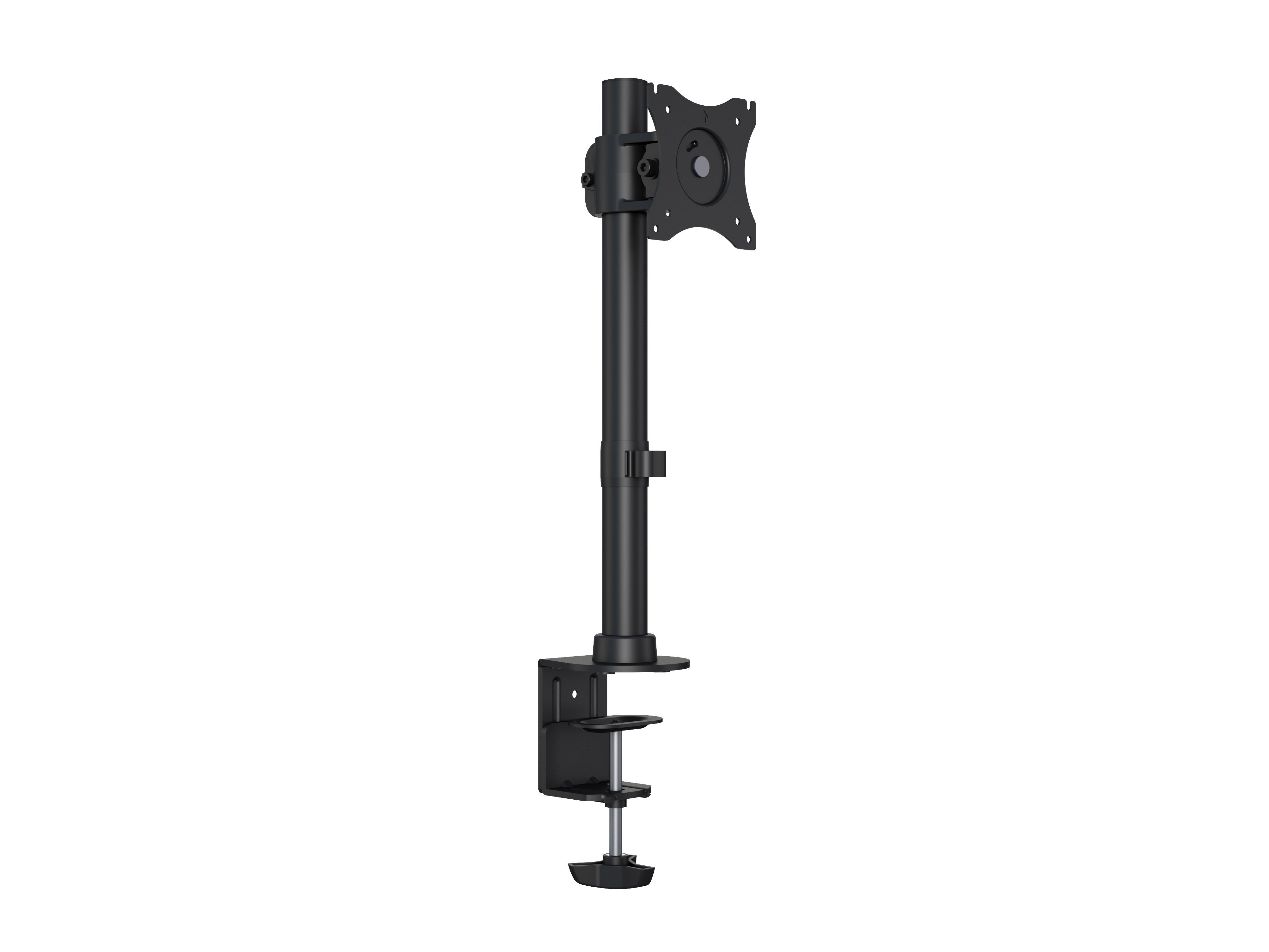 Multibrackets M Deskstand Basic Single | VESA 75x75-100x100 | Max 10kg | Desk clamp | Sort