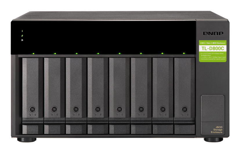 Desktop 8Bay JBOD Expansion unit USB-C