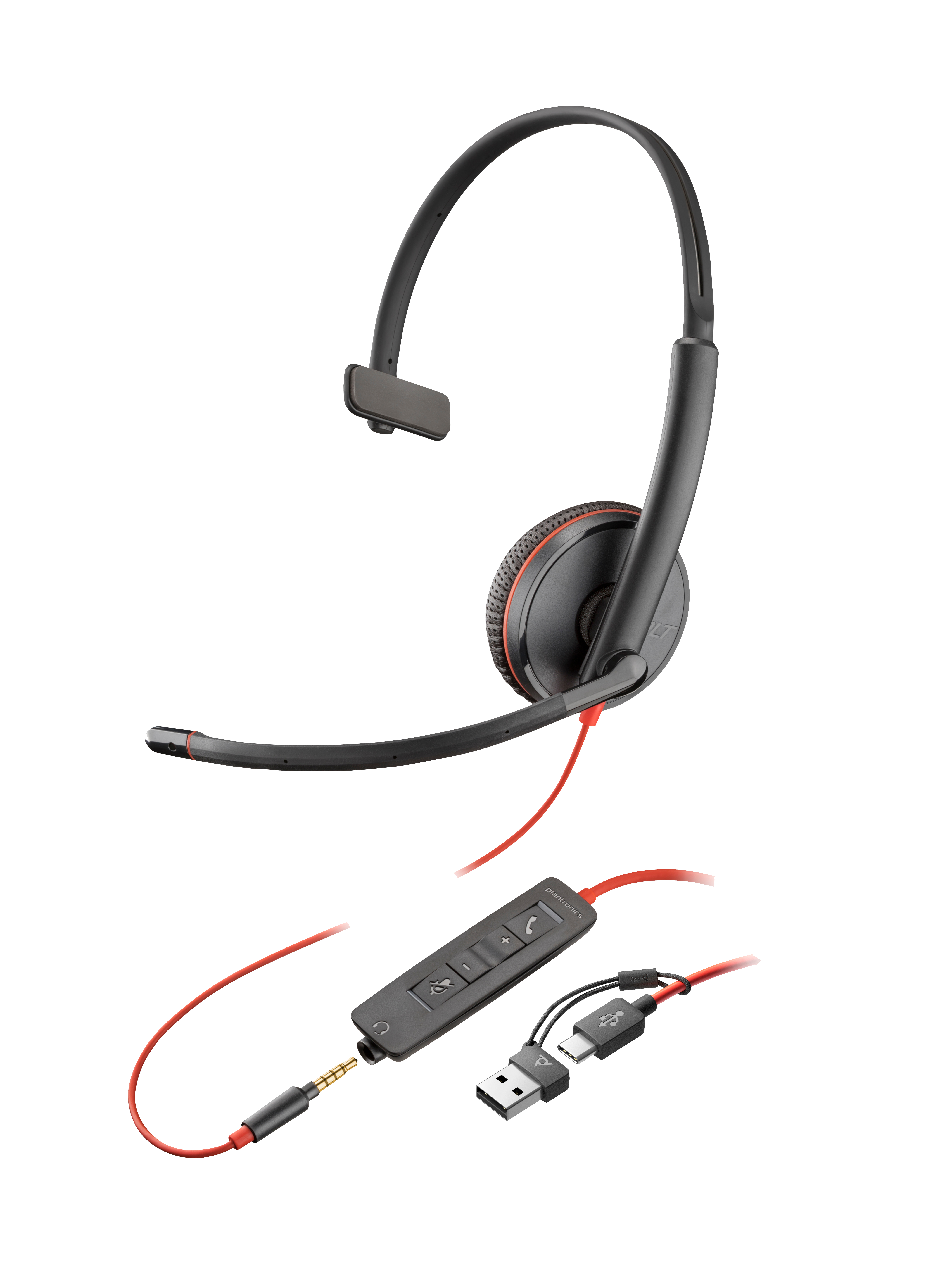 Poly BW 3215 USB-C HS+USB-C/A Bulk