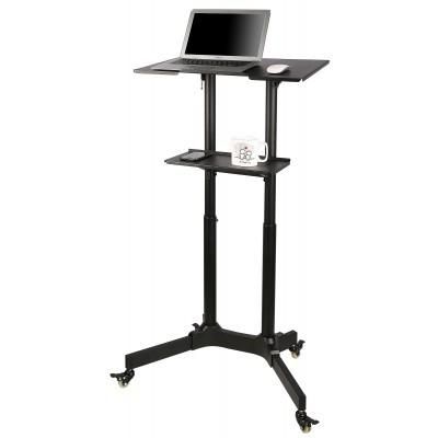 Techly Mobile Workstation Black