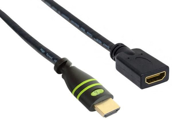 Techly HDMI High Speed with Ethernet Extension Cable 4K 30Hz M/F 7.5 m