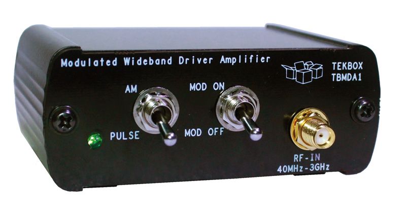 Tekbox TBMDA1 / Modular broadband power amplifier 40MHz..3GHz, up to 150mW