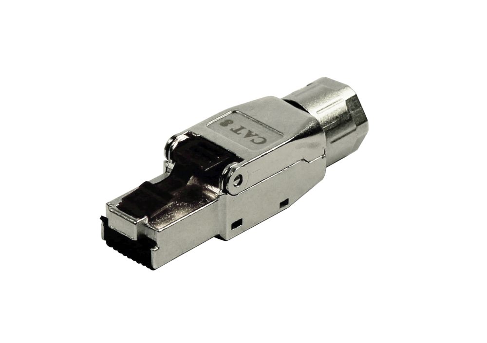 Telegärtner J00026A2111 kabelsamler RJ45 Sort, Rustfrit stål